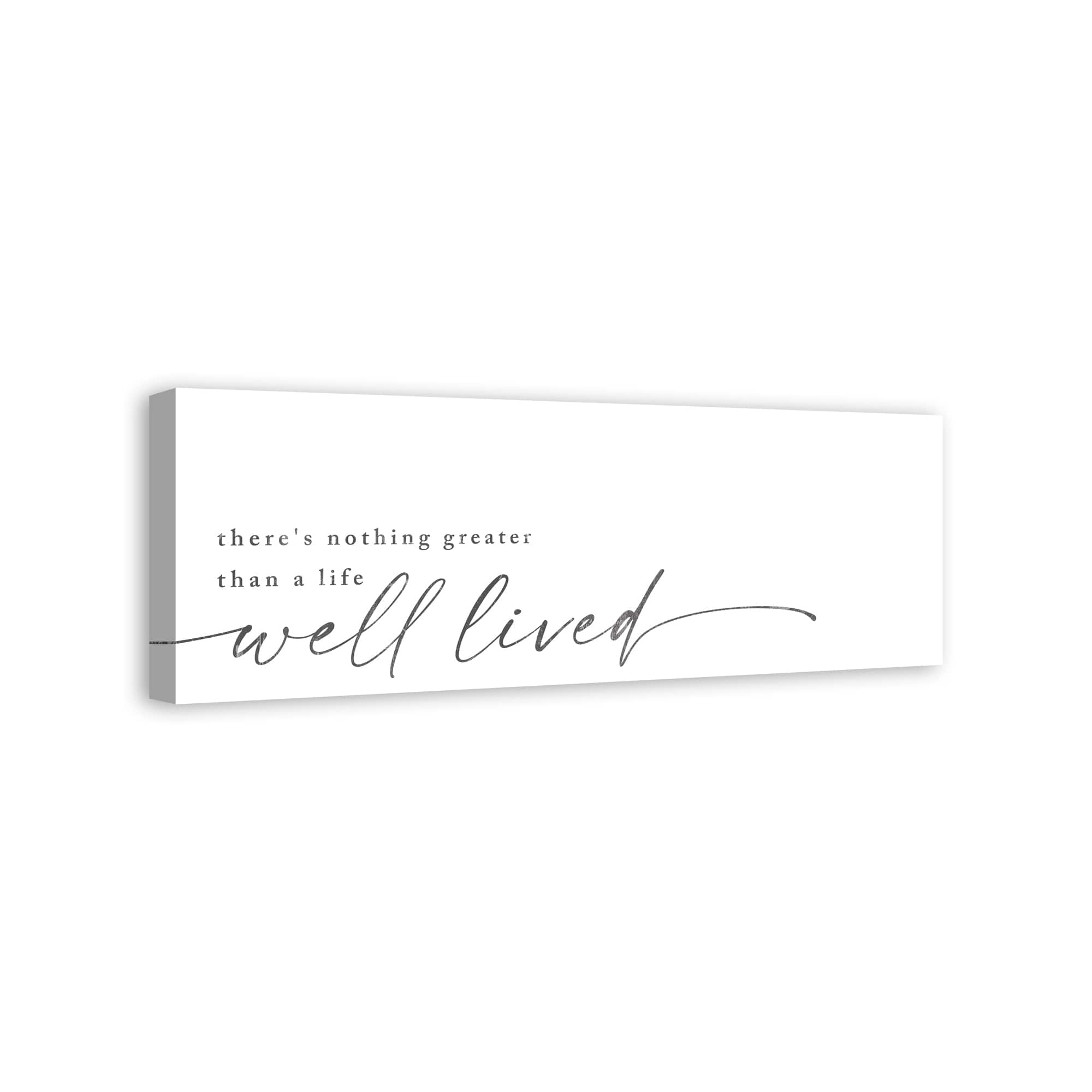 Life Well Lived 36" x 12" Canvas Wall Art